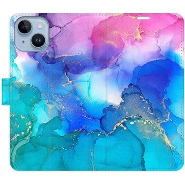 

iSaprio flip pouzdro BluePink Paint pro iPhone 14