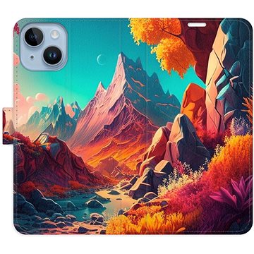 

iSaprio flip pouzdro Colorful Mountains pro iPhone 14