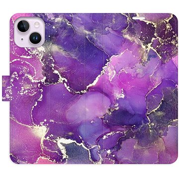 

iSaprio flip pouzdro Purple Marble pro iPhone 14 Plus