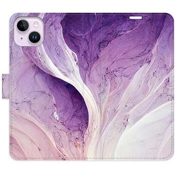 

iSaprio flip pouzdro Purple Paint pro iPhone 14 Plus