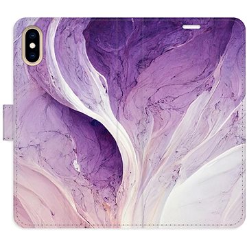 

iSaprio flip pouzdro Purple Paint pro iPhone X/XS