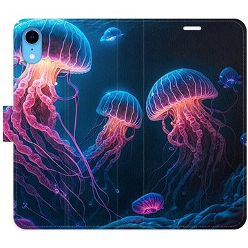 

iSaprio flip pouzdro Jellyfish pro iPhone XR