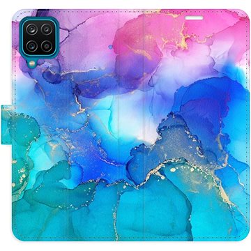 

iSaprio flip pouzdro BluePink Paint pro Samsung Galaxy A12