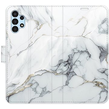 

iSaprio flip pouzdro SilverMarble 15 pro Samsung Galaxy A13 / A13 5G