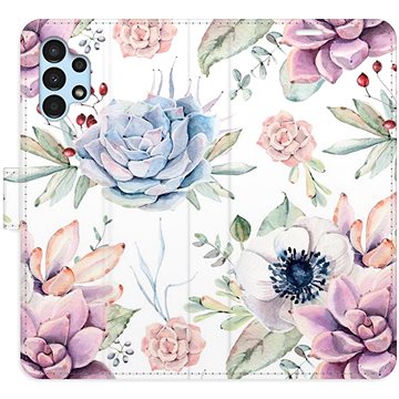 

iSaprio flip pouzdro Succulents Pattern pro Samsung Galaxy A13 / A13 5G