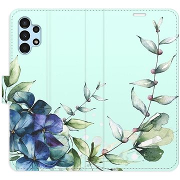 

iSaprio flip pouzdro Blue Flowers pro Samsung Galaxy A13 / A13 5G