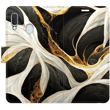 

iSaprio flip pouzdro BlackGold Marble pro Samsung Galaxy A20e