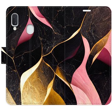 

iSaprio flip pouzdro Gold Pink Marble 02 pro Samsung Galaxy A20e