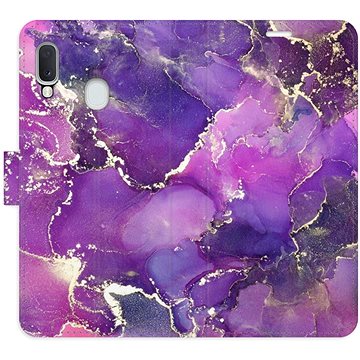 

iSaprio flip pouzdro Purple Marble pro Samsung Galaxy A20e