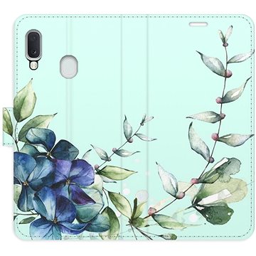 

iSaprio flip pouzdro Blue Flowers pro Samsung Galaxy A20e