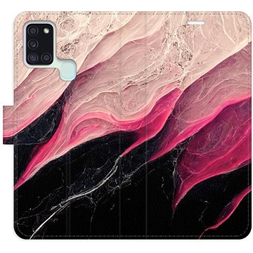 

iSaprio flip pouzdro BlackPink Marble pro Samsung Galaxy A21s