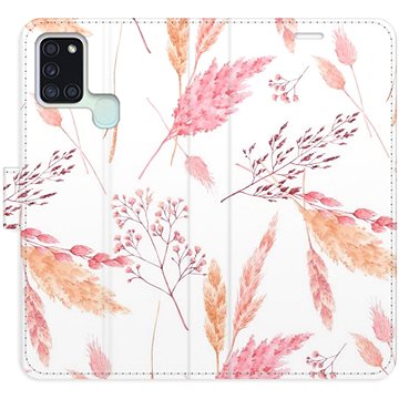 

iSaprio flip pouzdro Ornamental Flowers pro Samsung Galaxy A21s