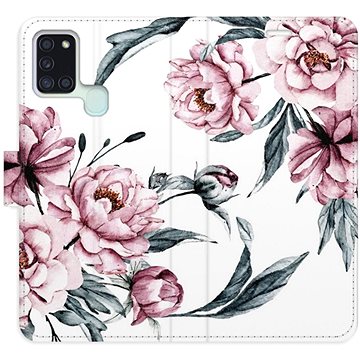

iSaprio flip pouzdro Pink Flowers pro Samsung Galaxy A21s