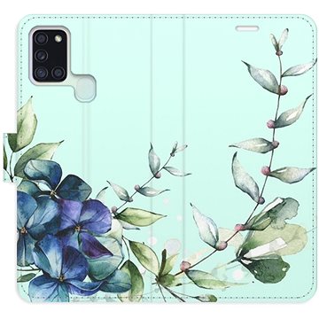 

iSaprio flip pouzdro Blue Flowers pro Samsung Galaxy A21s