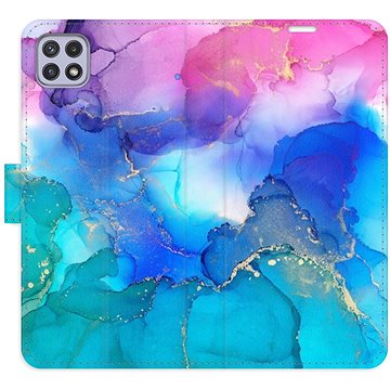 

iSaprio flip pouzdro BluePink Paint pro Samsung Galaxy A22 5G