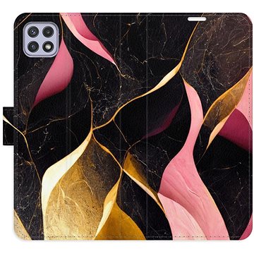 

iSaprio flip pouzdro Gold Pink Marble 02 pro Samsung Galaxy A22 5G