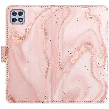 

iSaprio flip pouzdro RoseGold Marble pro Samsung Galaxy A22 5G