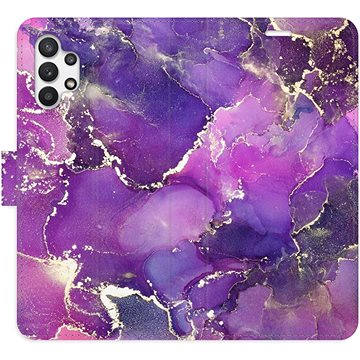 

iSaprio flip pouzdro Purple Marble pro Samsung Galaxy A32
