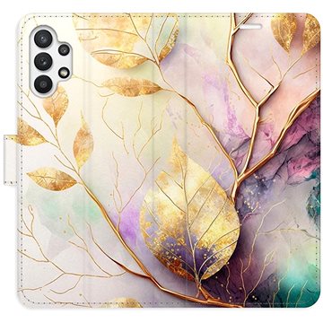 

iSaprio flip pouzdro Gold Leaves 02 pro Samsung Galaxy A32 5G