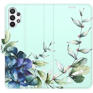 

iSaprio flip pouzdro Blue Flowers pro Samsung Galaxy A32 5G