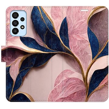 

iSaprio flip pouzdro Pink Leaves pro Samsung Galaxy A33 5G