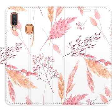 

iSaprio flip pouzdro Ornamental Flowers pro Samsung Galaxy A40