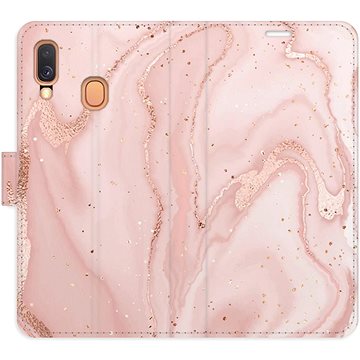 

iSaprio flip pouzdro RoseGold Marble pro Samsung Galaxy A40