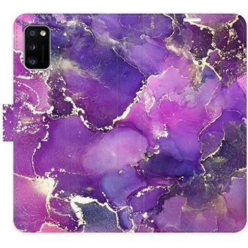 

iSaprio flip pouzdro Purple Marble pro Samsung Galaxy A41