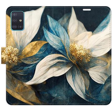 

iSaprio flip pouzdro Gold Flowers pro Samsung Galaxy A51