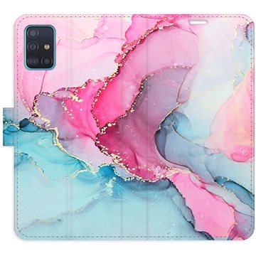 

iSaprio flip pouzdro PinkBlue Marble pro Samsung Galaxy A51