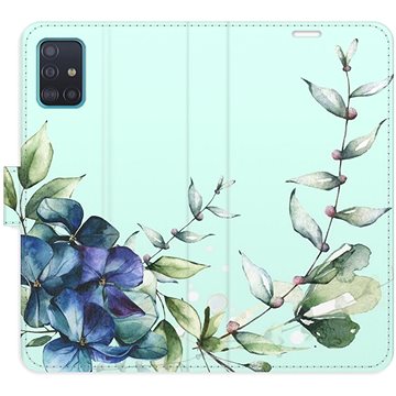 

iSaprio flip pouzdro Blue Flowers pro Samsung Galaxy A51