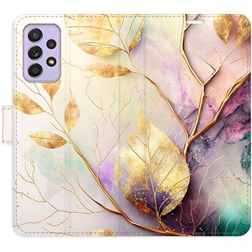 

iSaprio flip pouzdro Gold Leaves 02 pro Samsung Galaxy A52 / A52 5G / A52s