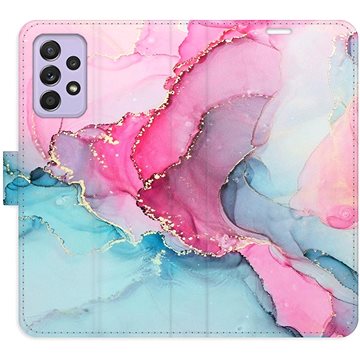 

iSaprio flip pouzdro PinkBlue Marble pro Samsung Galaxy A52 / A52 5G / A52s