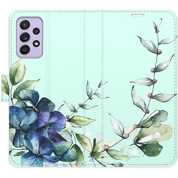 

iSaprio flip pouzdro Blue Flowers pro Samsung Galaxy A52 / A52 5G / A52s