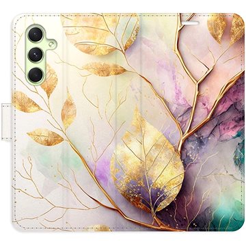 

iSaprio flip pouzdro Gold Leaves 02 pro Samsung Galaxy A54 5G