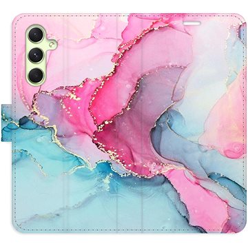 

iSaprio flip pouzdro PinkBlue Marble pro Samsung Galaxy A54 5G