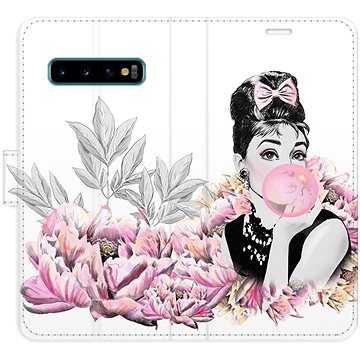 iSaprio flip pouzdro Girl with bubble pro Samsung Galaxy S10