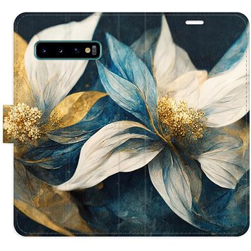 

iSaprio flip pouzdro Gold Flowers pro Samsung Galaxy S10