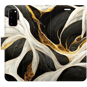 

iSaprio flip pouzdro BlackGold Marble pro Samsung Galaxy S20