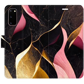 

iSaprio flip pouzdro Gold Pink Marble 02 pro Samsung Galaxy S20
