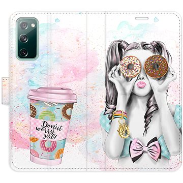 

iSaprio flip pouzdro Donut Worry Girl pro Samsung Galaxy S20 FE