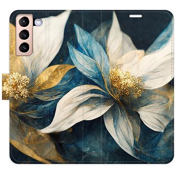 

iSaprio flip pouzdro Gold Flowers pro Samsung Galaxy S21