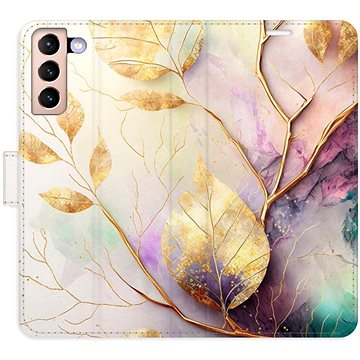 

iSaprio flip pouzdro Gold Leaves 02 pro Samsung Galaxy S21