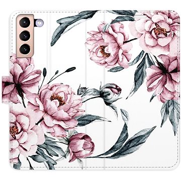 

iSaprio flip pouzdro Pink Flowers pro Samsung Galaxy S21