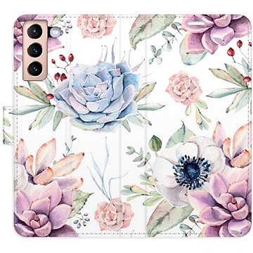 

iSaprio flip pouzdro Succulents Pattern pro Samsung Galaxy S21