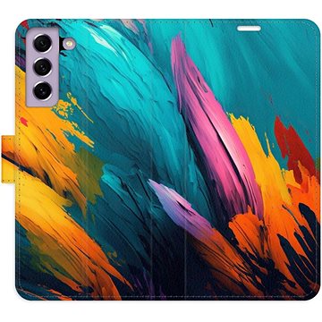 

iSaprio flip pouzdro Orange Paint 02 pro Samsung Galaxy S21 FE 5G