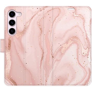 

iSaprio flip pouzdro RoseGold Marble pro Samsung Galaxy S23 5G