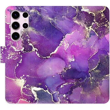 

iSaprio flip pouzdro Purple Marble pro Samsung Galaxy S23 Ultra