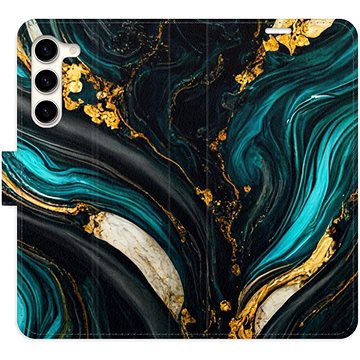 

iSaprio flip pouzdro Dark Paint pro Samsung Galaxy S23+ 5G