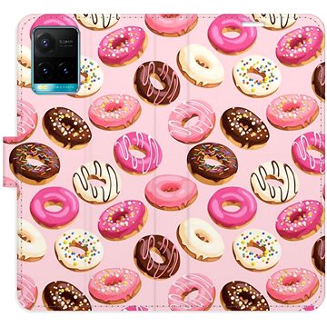 

iSaprio flip pouzdro Donuts Pattern 03 pro Vivo Y21 / Y21s / Y33s